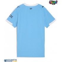 Ženski Nogometni dresi Manchester City Domači 2025-26 Kratek Rokav